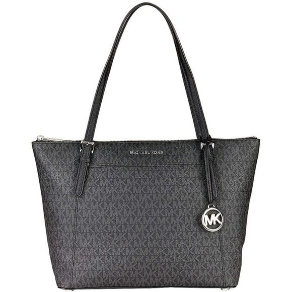 Michael Kors $398 Ciara Large EW‎ Top Zip SIgnature Coated Canvas Tote NWT - Picture 1 of 7